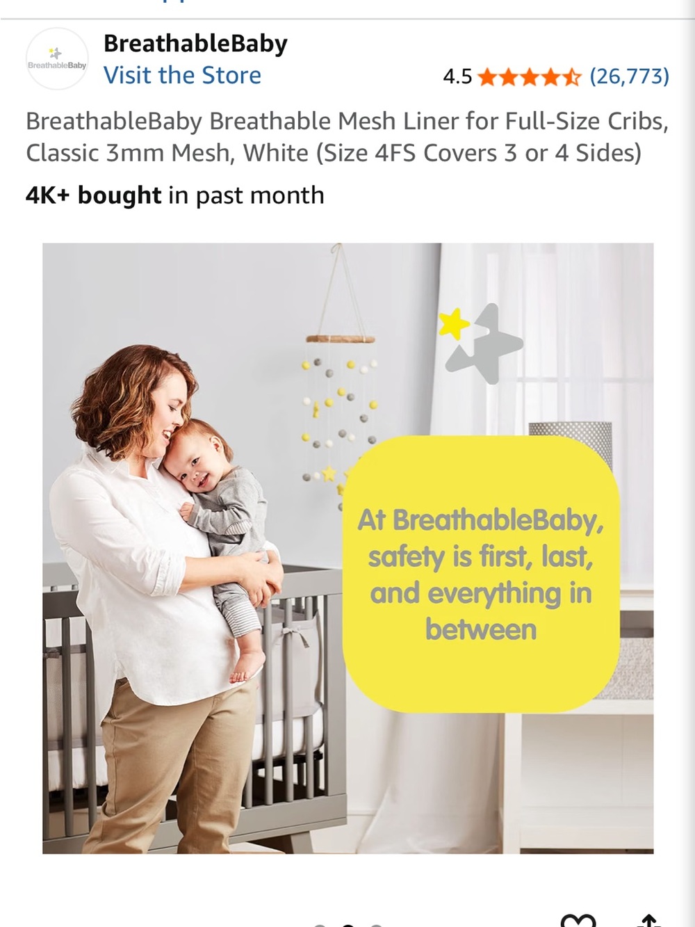 2 pack! White Mesh Bedding Protector - Breathable Mattress/Liner baby - Picture 7 of 7